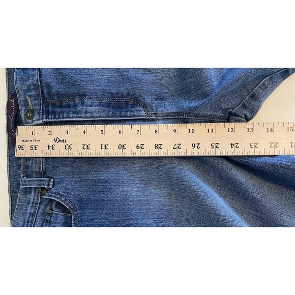 Gloria Vanderbilt Amanda Capri Jeans Womens Size 14 Blue Stretch Denim Casual - Picture 5 of 15